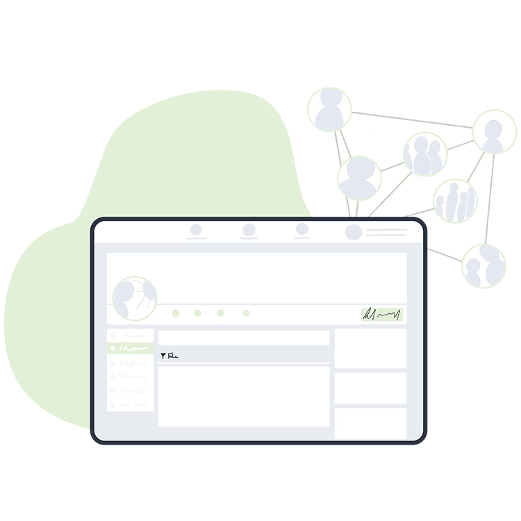 HumHub User illustration